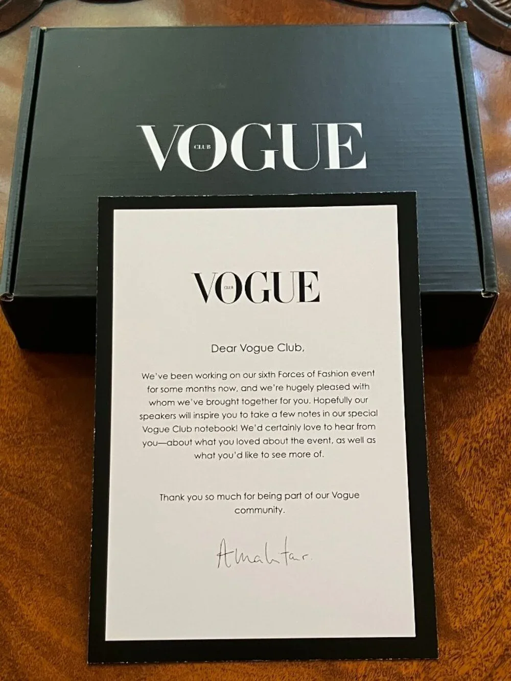 🆕 Vogue Club Notebook and Gift Box - NEW